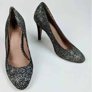 Vince Camuto Faliat Heels Pumps Round Toe Metallic